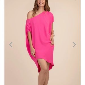Trina Turk Radiant Dress, flattering one shoulder perfect for day or evening out